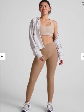 Beyond yoga chai yoga  “space dye caught in the midi” leggings